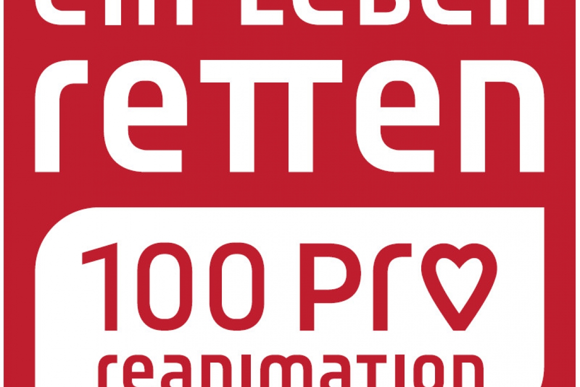 Ein Leben retten. 100 Pro Reanimation